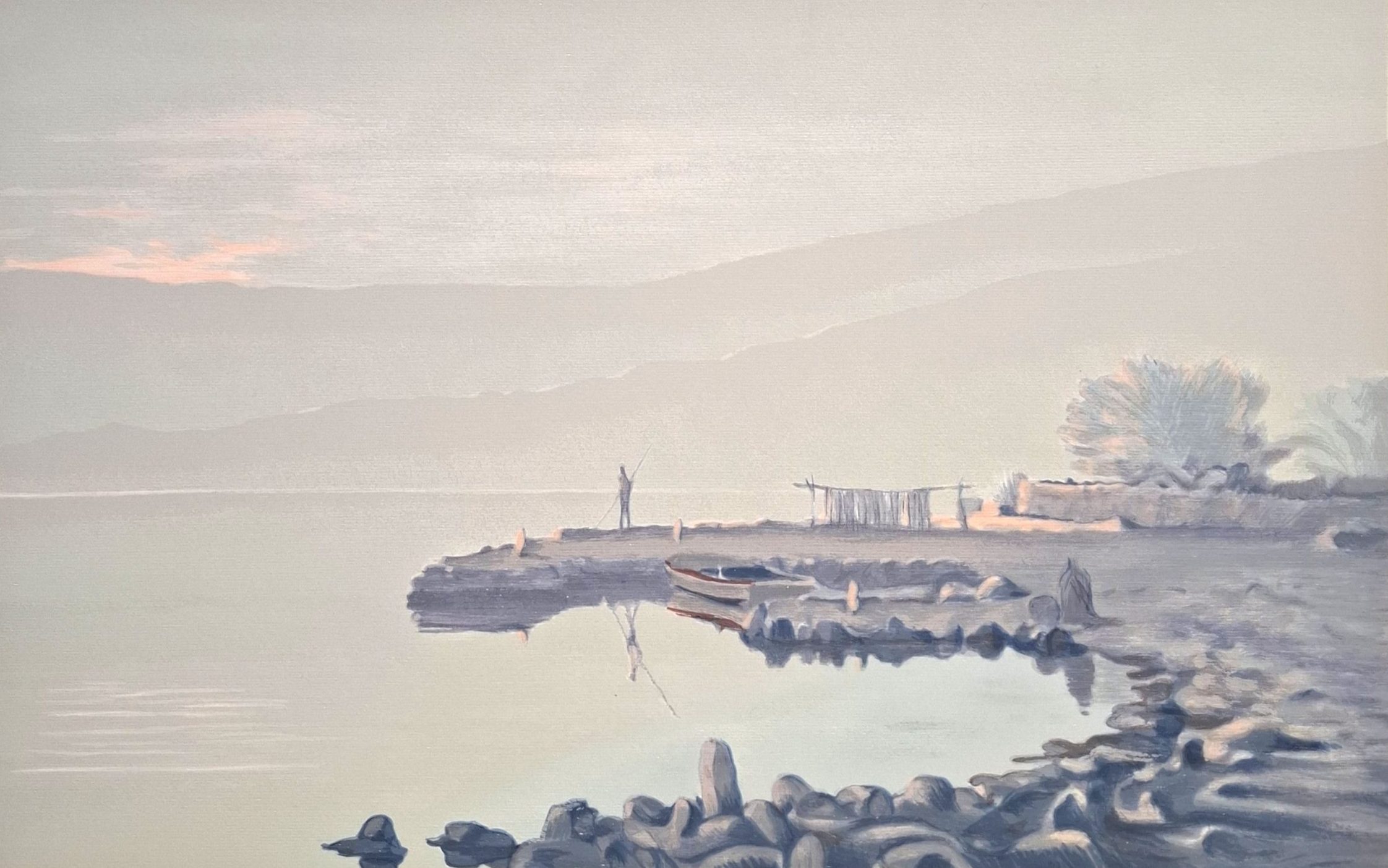 Izvor Oreb sitotisak serigrafija, Ribolov u zoru