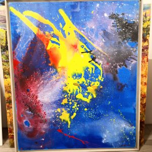 Krešimir Nikšić, Apstrakcija 120 x 100, akril na platnu